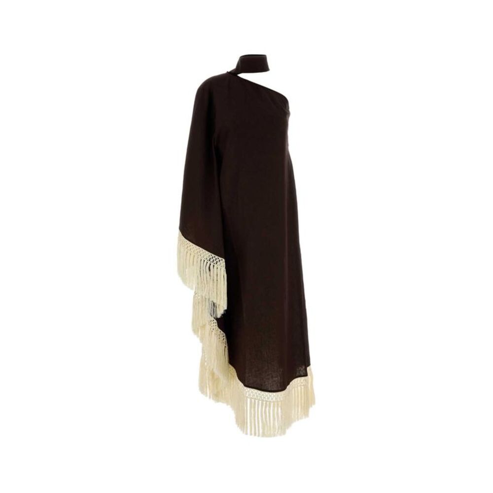 Taller Marmo Women Brown Linen Andres Dress